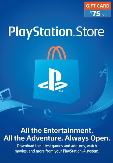 PlayStation Network Card 75 USD (USA) PSN Código Estados Unidos Más Barata