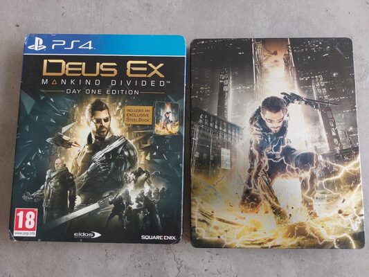 Deus Ex: Mankind Divided Steelbook Edition Day One PlayStation 4