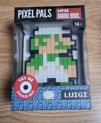 Pixel Pals Super Mario Bros Luigi 010 Šviečianti figurėlė