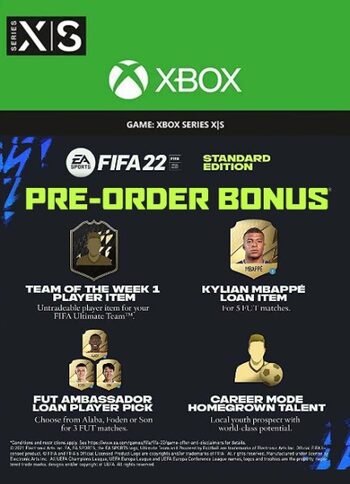 FIFA 22 (Standard Edition) Pre-order Bonus (DLC) (Xbox Series X|S) XBOX LIVE Key EUROPE