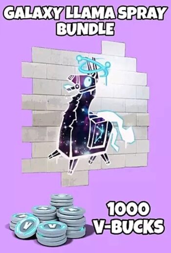 Fortnite - Galaxy LLama Spray + 1000 V-Bucks Epic Games Key GLOBAL