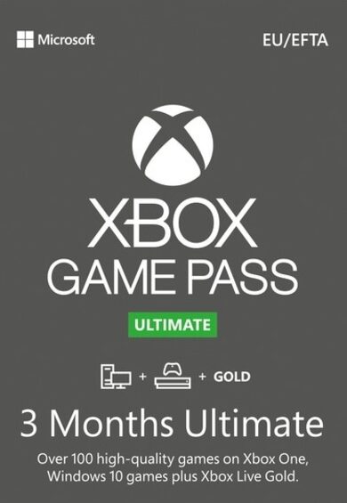 Xbox Game Pass Ultimate – 3 meses suscripción (Xbox One/ Windows 10) EUROPA ¡MAS BARATO!