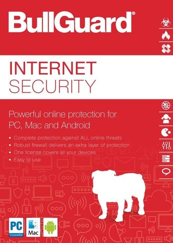BullGuard Internet Security 3 Devices, 1 Year - PC, Android, Mac BullGuard Key GLOBAL