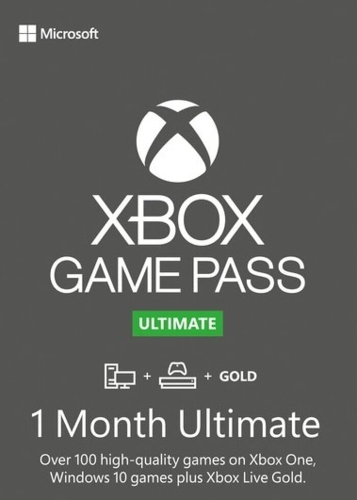 Xbox Game Pass Ultimate – 1 Month Subscription (Xbox One/ Windows 10) Xbox  Live Key GLOBAL