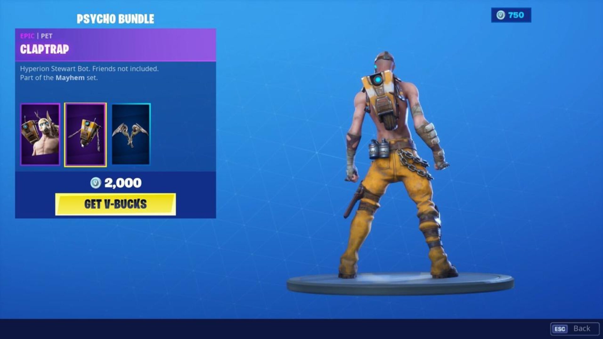 skin psycho fortnite