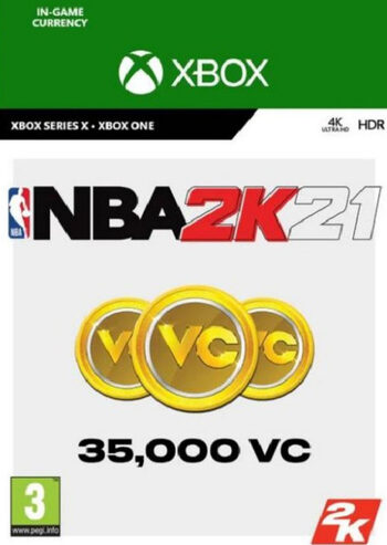 NBA 2K21: 35000 VC Código de XBOX LIVE GLOBAL