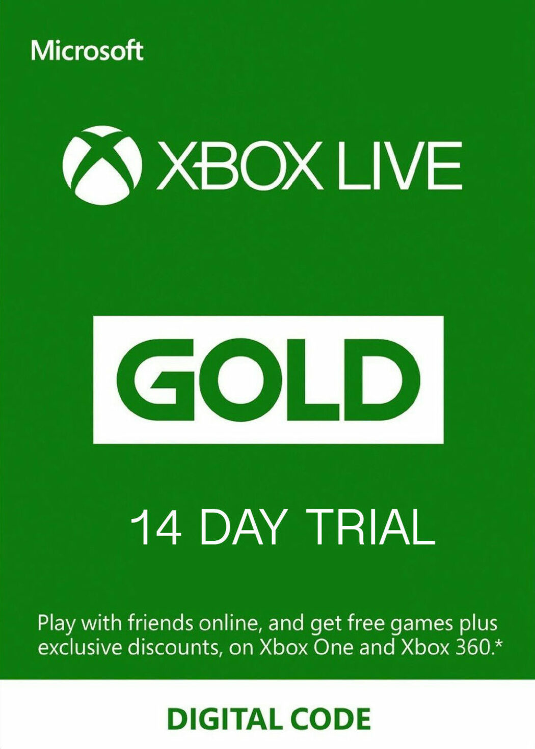 xbox gold 14 day