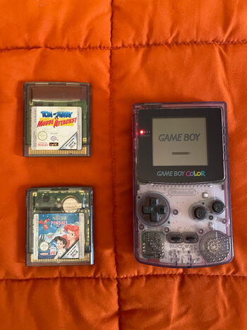 Game Boy Color transparente + 2 juegos