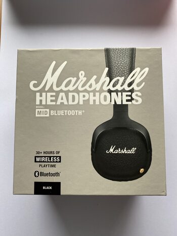 MARSHALL HEADPHONES BLUETOOTH MID BLACK