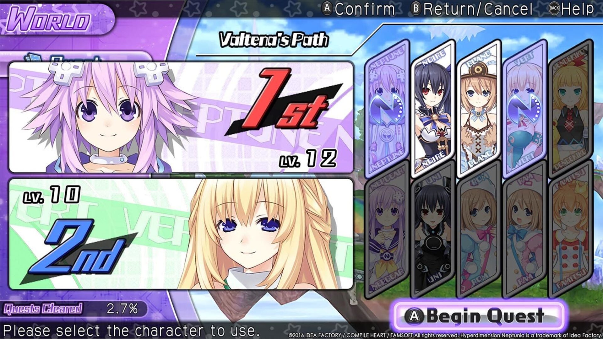 Buy Super Neptunia RPG / 勇者ネプテューヌ /勇者戰幾少女 Steam Key GLOBAL - Cheap -  !