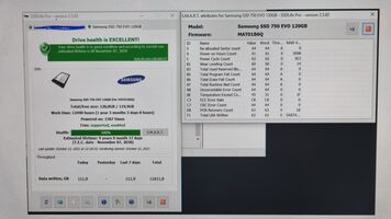 Samsung 750 EVO 120 GB SSD Storage for sale