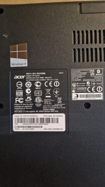 acer aspire v5 series ms2377 for sale