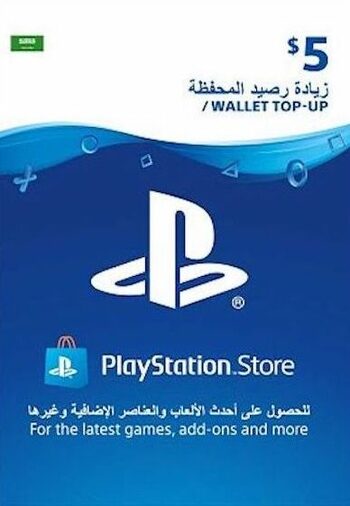 PlayStation Network Card 5 USD (KSA) PSN Key SAUDI ARABIA