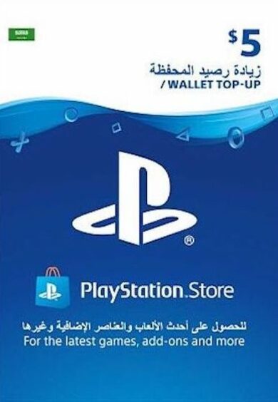 

PlayStation Network Card 5 USD (KSA) PSN Key SAUDI ARABIA