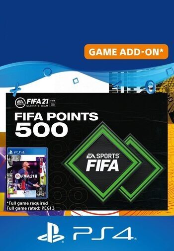 FIFA 21 - 500 FUT Points (PS4) PSN Key FRANCE
