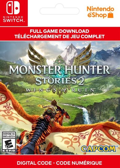 E-shop Monster Hunter Stories 2: Wings of Ruin (Nintendo Switch) eShop Key UNITED STATES