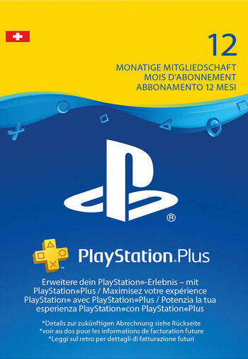 PlayStation Plus Card 365 Days (CH) PSN Key SWITZERLAND