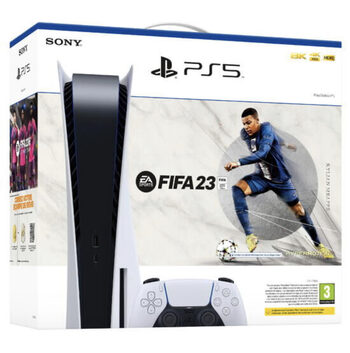 Pack Console Sony PS5 Edition Standard ( Blu-ray ) jeu FIFA 23 inclus 100% neuf