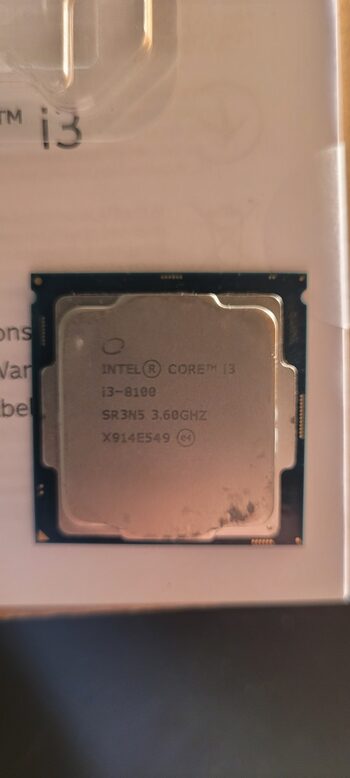 INTEL Core I3-8100 Prozessor - 3,6GHz Quad-Core LGA1151 CPU