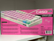 NOS C450 RGB klaviatūra Mechanical Mini pro keyboard Limited edition Cotton Candy! red switches