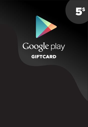 Tarjeta Google Play 5 USD código NORTH AMERICA