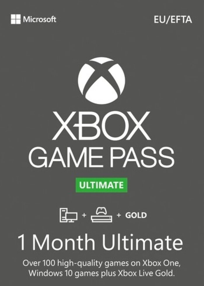 Xbox Game Pass Ultimate 1 month. Buy at a cheap price