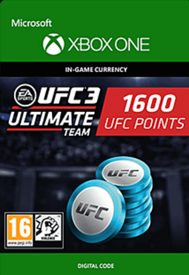 E-shop EA SPORTS UFC 3 - 1600 UFC POINTS Xbox Live Key GLOBAL