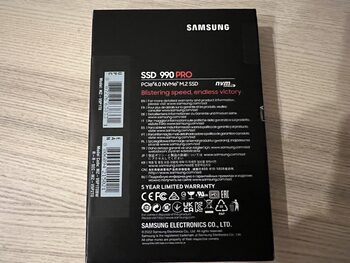 Samsung 990 Pro 1 TB m.2 NVME Storage