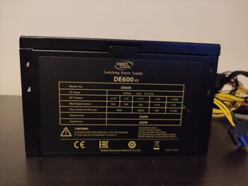 Deepcool DE-600 V2 High Efficiency Gaming True 450W Power Supply