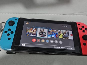 Nintendo Switch V2, Blue&Red,mejor pantalla + bateria,EXTRAS...