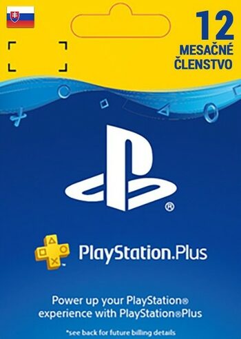 PlayStation Plus Card 365 Days (SK) PSN Key SLOVAKIA