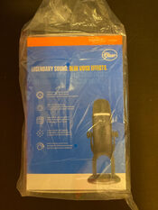 Blue Yeti X Microphone USB à Condensateur Pro pour Enregistrement, Streaming, Gaming, Podcast sur PC ou Mac, Micro Bureau avec Indicateur Haute Résolution, LED, Effets Blue VO!CE - Noir