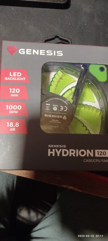 Genesis hydrion case fan