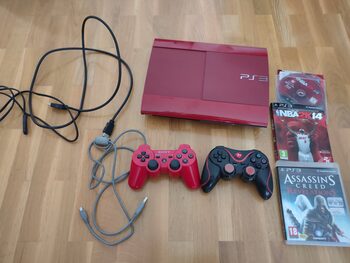 PlayStation 3 Super Slim, Red, 500GB