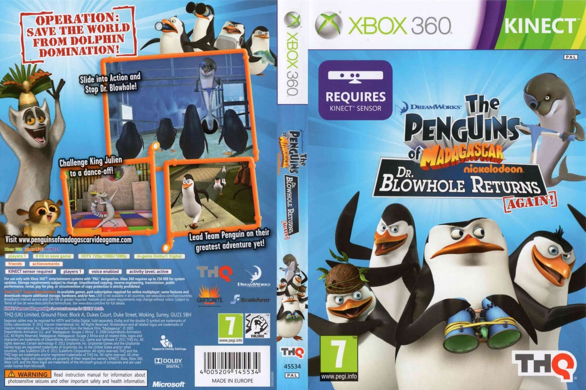 Madagascar de Xbox Clássico (Xbox 360) Full HD - 1080 