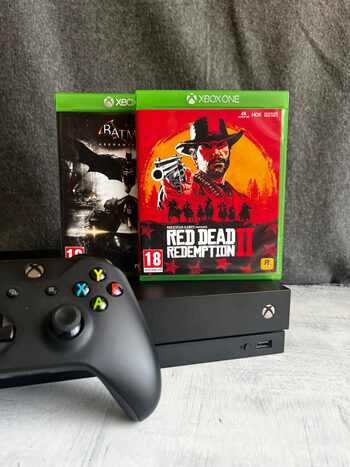 XBOX ONE X 1tb + Red Dead Redemption 2 y Batman Arkham Night 