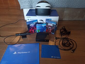 Ps 4 virtualios realybės akiniai v2 (VR akiniai) + kamera v2 + 2 VR žaidimai!