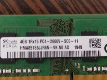 SK hynix 4 GB DDR4-2666V para portatil