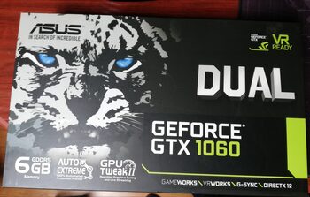 Asus GeForce GTX 1060 6GB 6 GB 1594-1809 Mhz PCIe x16 GPU