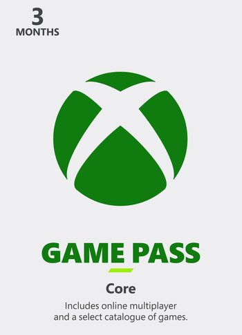 Clé Xbox Game Pass Core 3 mois FRANCE