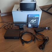 Ps 4 virtualios realybės akiniai v2 (VR akiniai) + kamera v2 + VR žaidimas