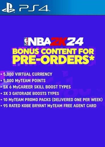 NBA 2k24 Pre-Order Bonus (DLC) (PS4/PS5) PSN Key UNITED STATES