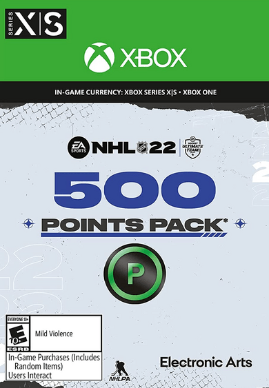 E-shop NHL 22 500 Points Pack XBOX LIVE Key EUROPE