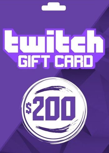 Twitch Gift Card 200 USD Key UNITED STATES