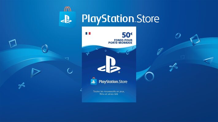 Carte PlayStation Network 50 EUR (FR) Carte PSN FRANCE