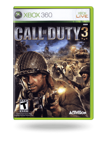 Corchete esposa Ilustrar Comprar Call of Duty 3 Xbox 360 | Segunda Mano | ENEBA