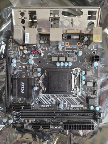 MSI H110I Pro Intel H110 Mini ITX DDR4 LGA1151 1 x PCI-E x16 Slots Motherboard