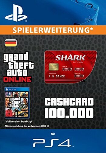 Grand Theft Auto Online: Red Shark Cash Card (PS4) PSN Key UNITED STATES