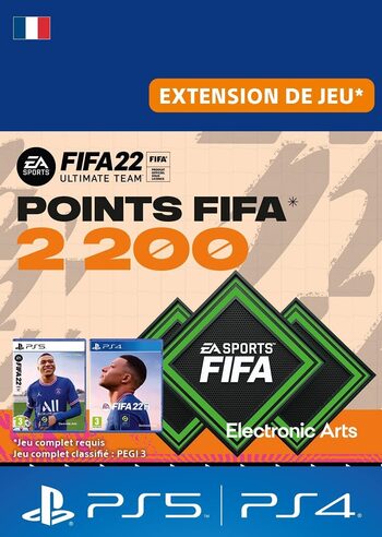 FIFA 22 - 2200 FUT Points (PS4/PS5) PSN Key FRANCE