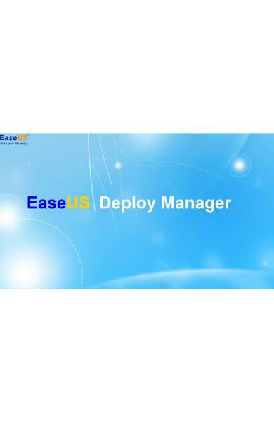 E-shop EaseUS Deploy Manager Licence Lifetime Key GLOBAL